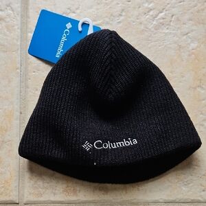 Kids Columbia Classic Black Knit Hat
